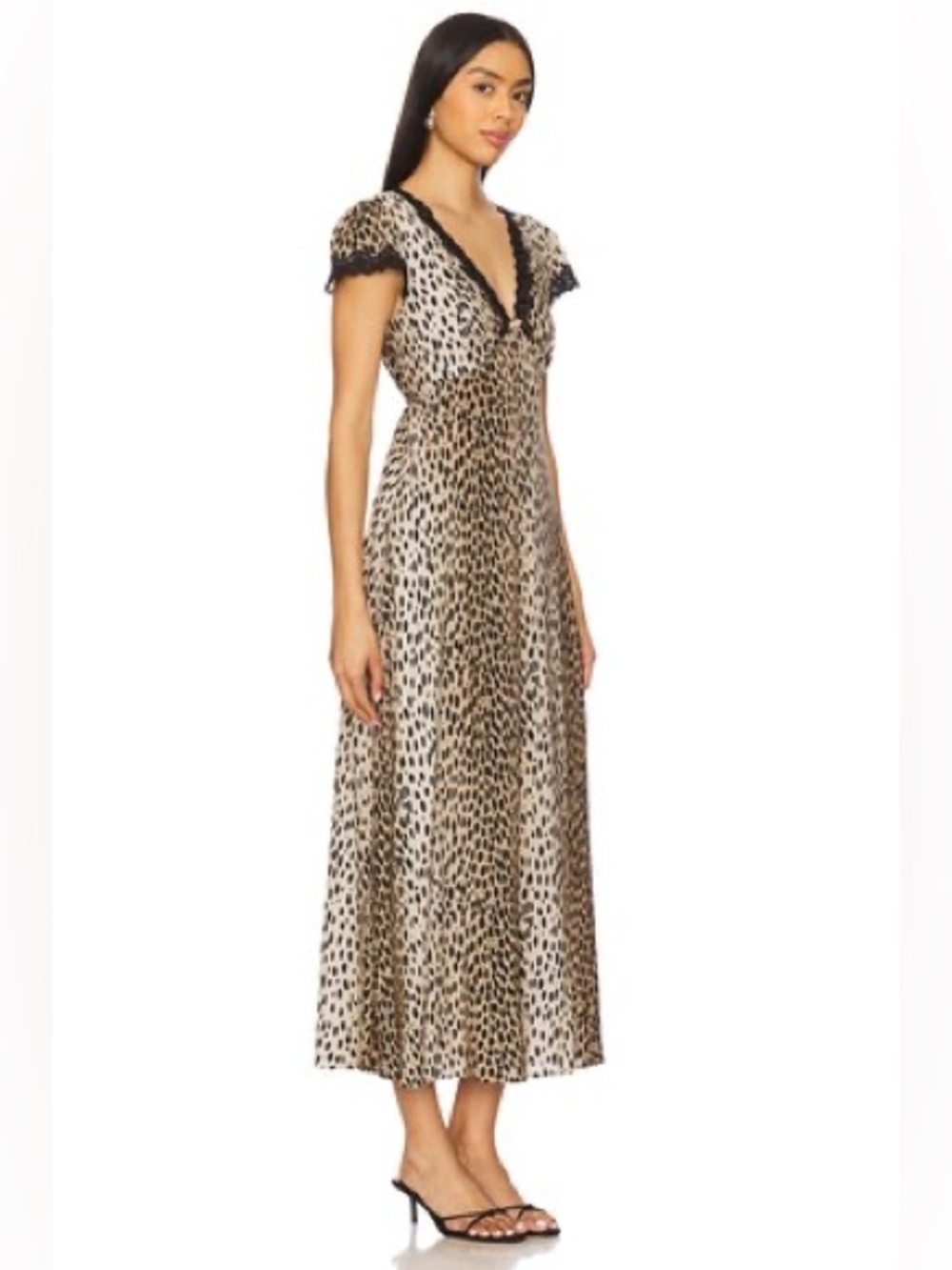 Clarice Rixo midi dress in Antelope - Picture 3 of 10